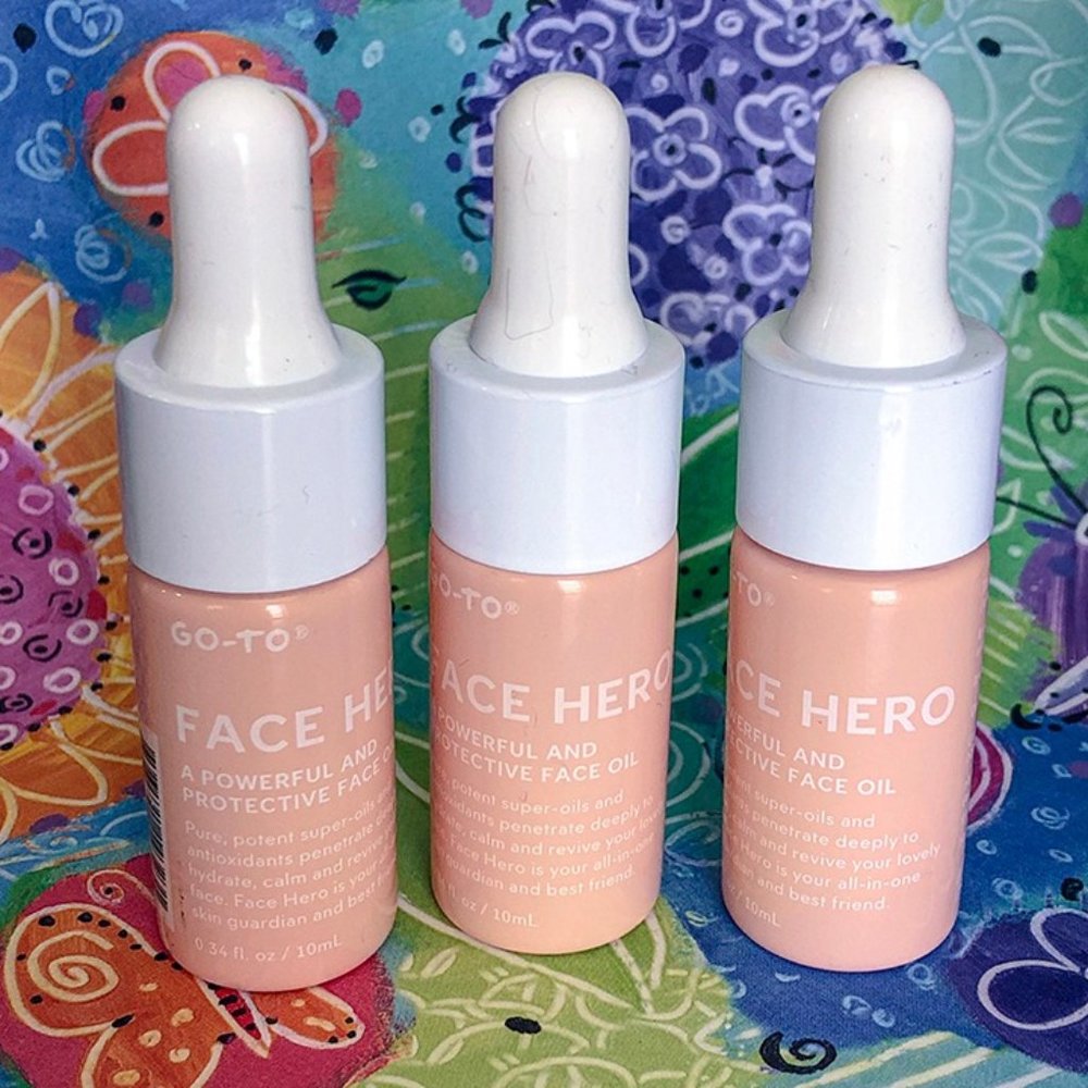 Go-To: Face Hero Face Oil / Skincare Bundle of 3